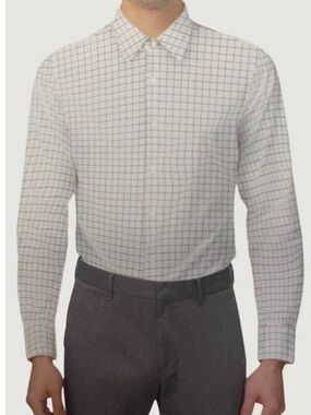 Brand NWT Bonobos Men’s Slim Fit Button-Down Tech Dress Shirt, red size Large